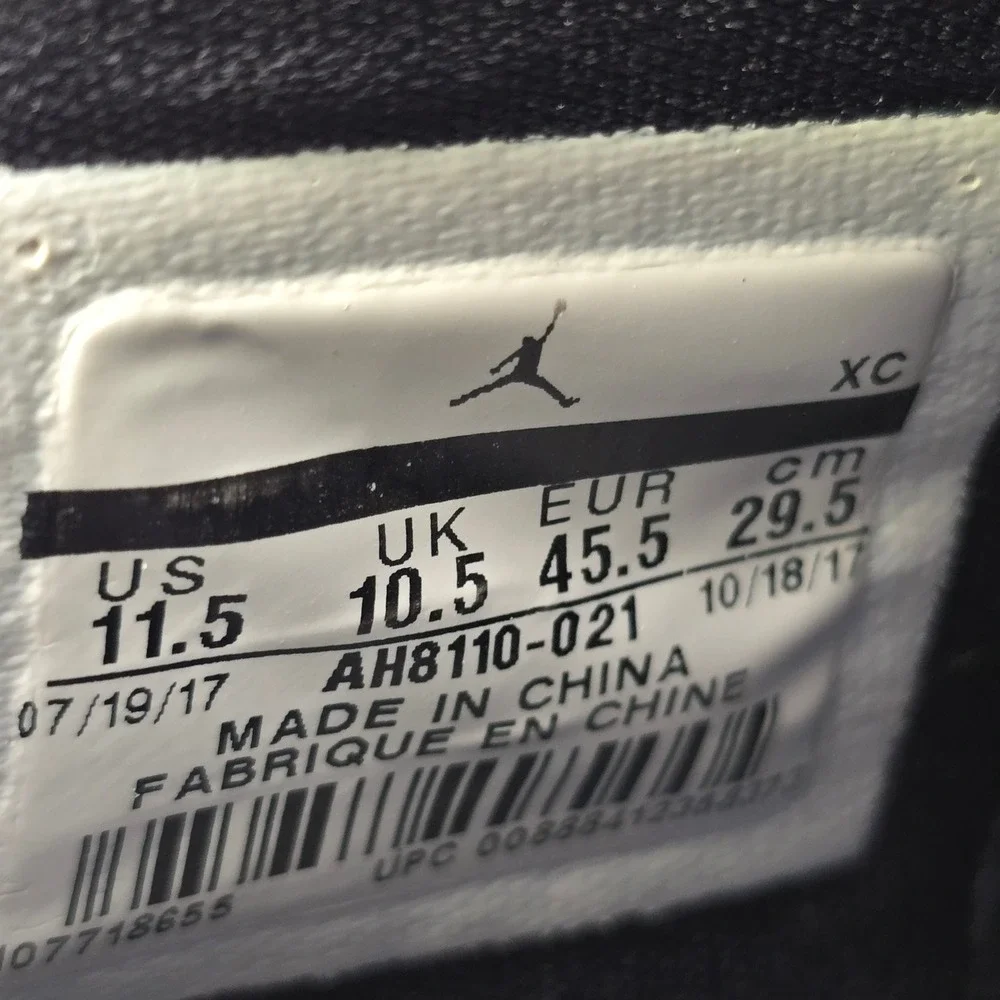 Jordan Ultra Fly 2 Low Basketball‎ Shoes Mens 11.5 Black AH8110-021 Sports Logo